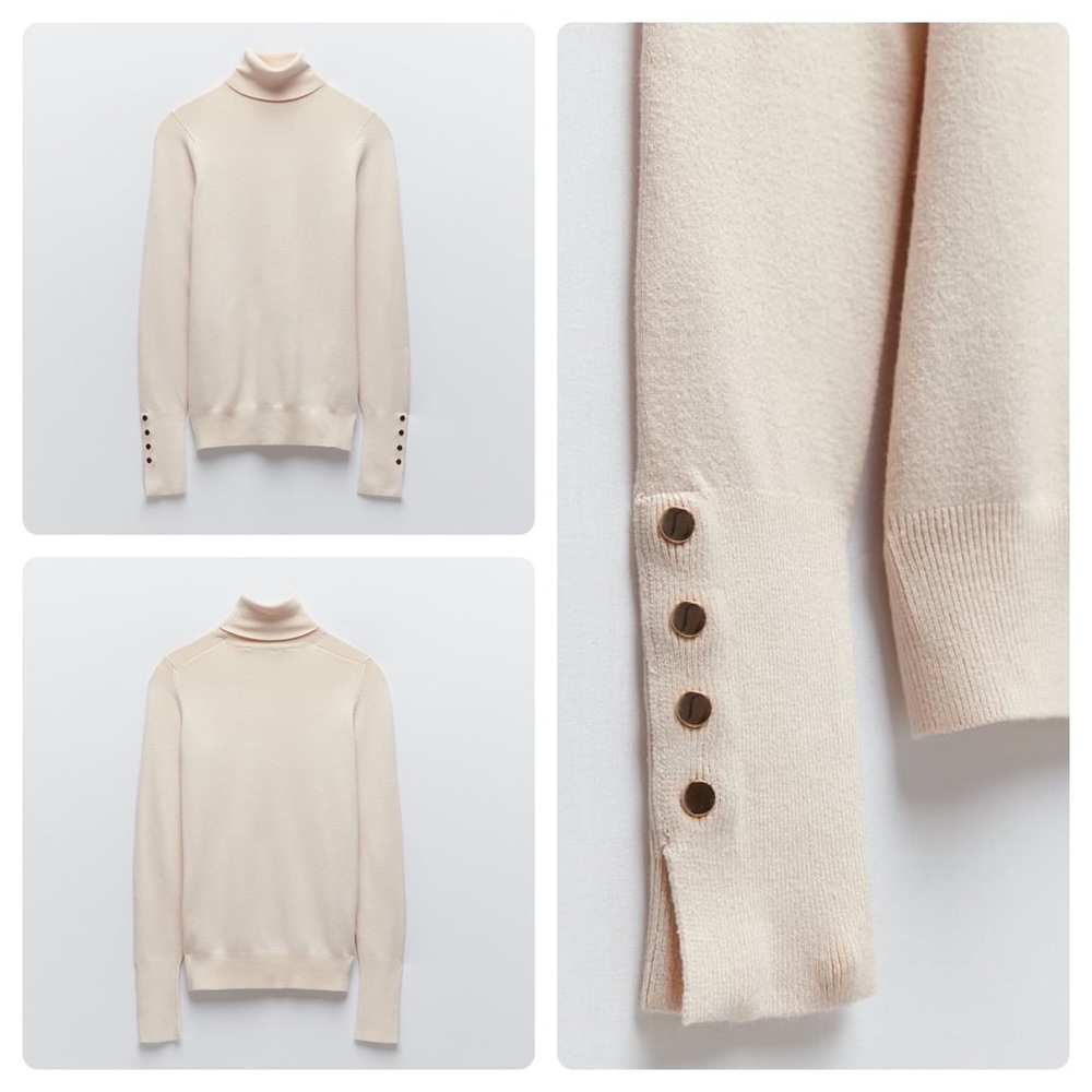 NWT | ZARA basic turtleneck knit sweater